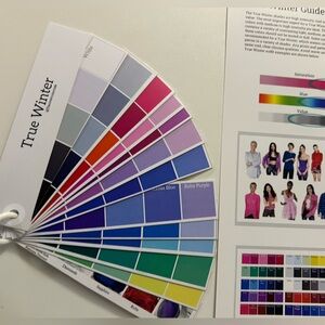 Color Swatch Fan Cool Winter / True Winter - Color Analysis